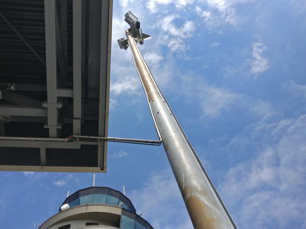 Lichtmast Flughafen